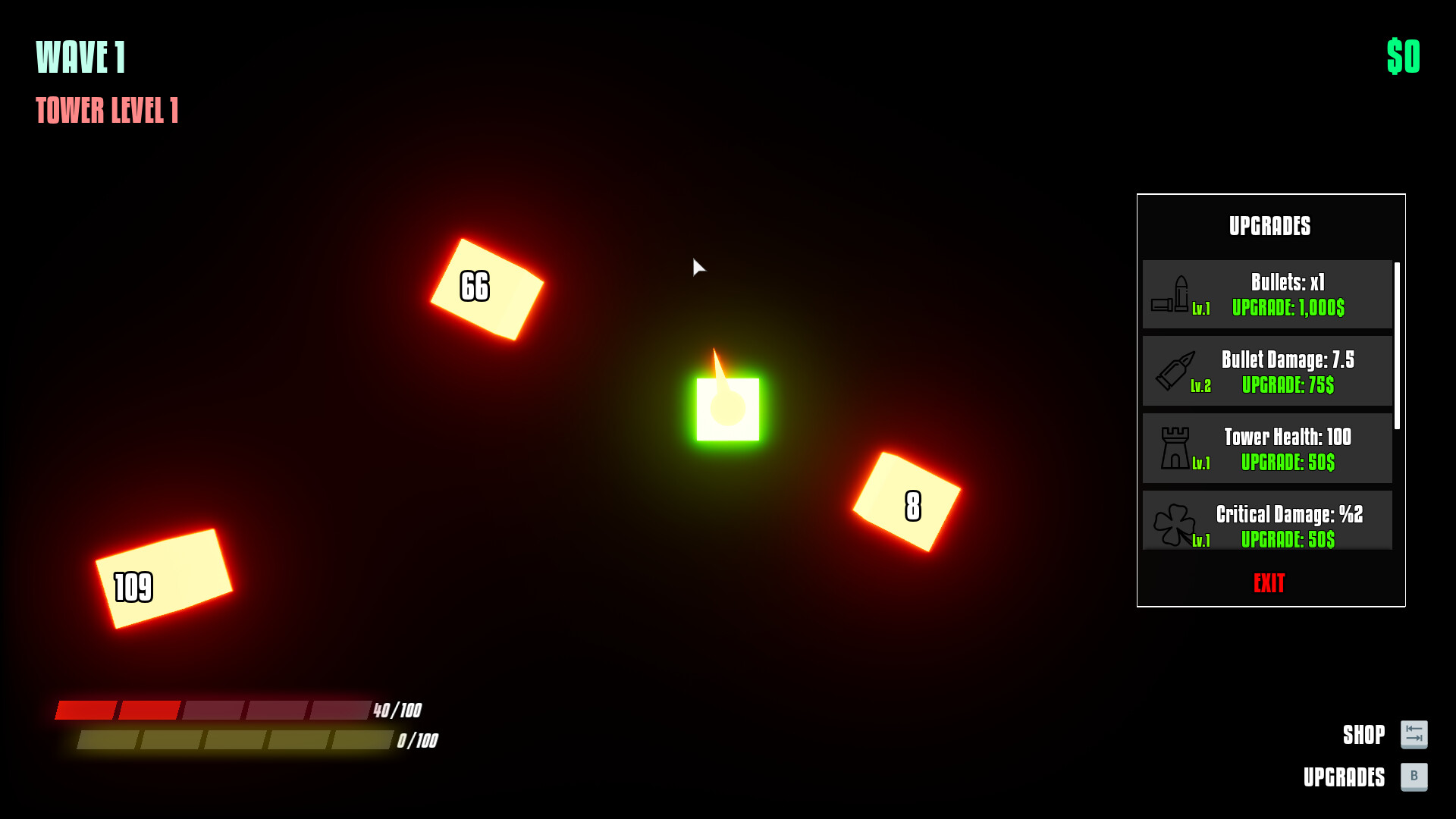 Neon Bullet screenshot #2