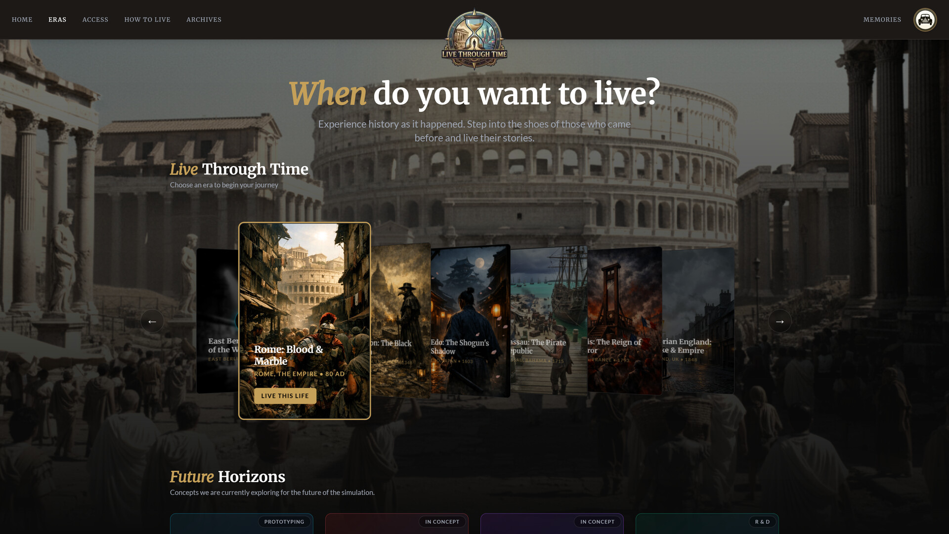 Live Through Time Featured Screenshot #1