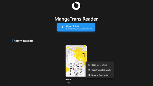 MangaTrans Reader game for Linux 1