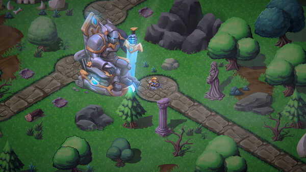 Screenshot of Crimson Creed gameplay showing in-action mechanics