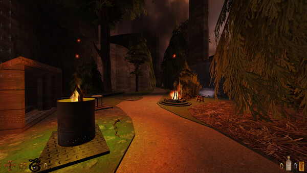 Screenshot of Dry Meadow gameplay showing in-action mechanics