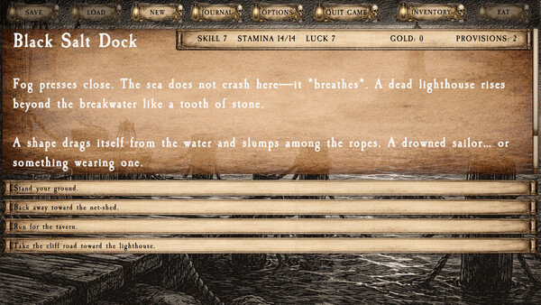 Screenshot of The Lighthouse of Black Salt
