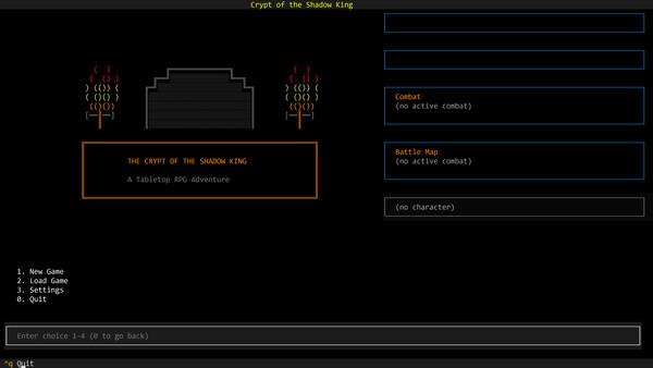 Screenshot of Crypt of the Shadow King gameplay showing in-action mechanics
