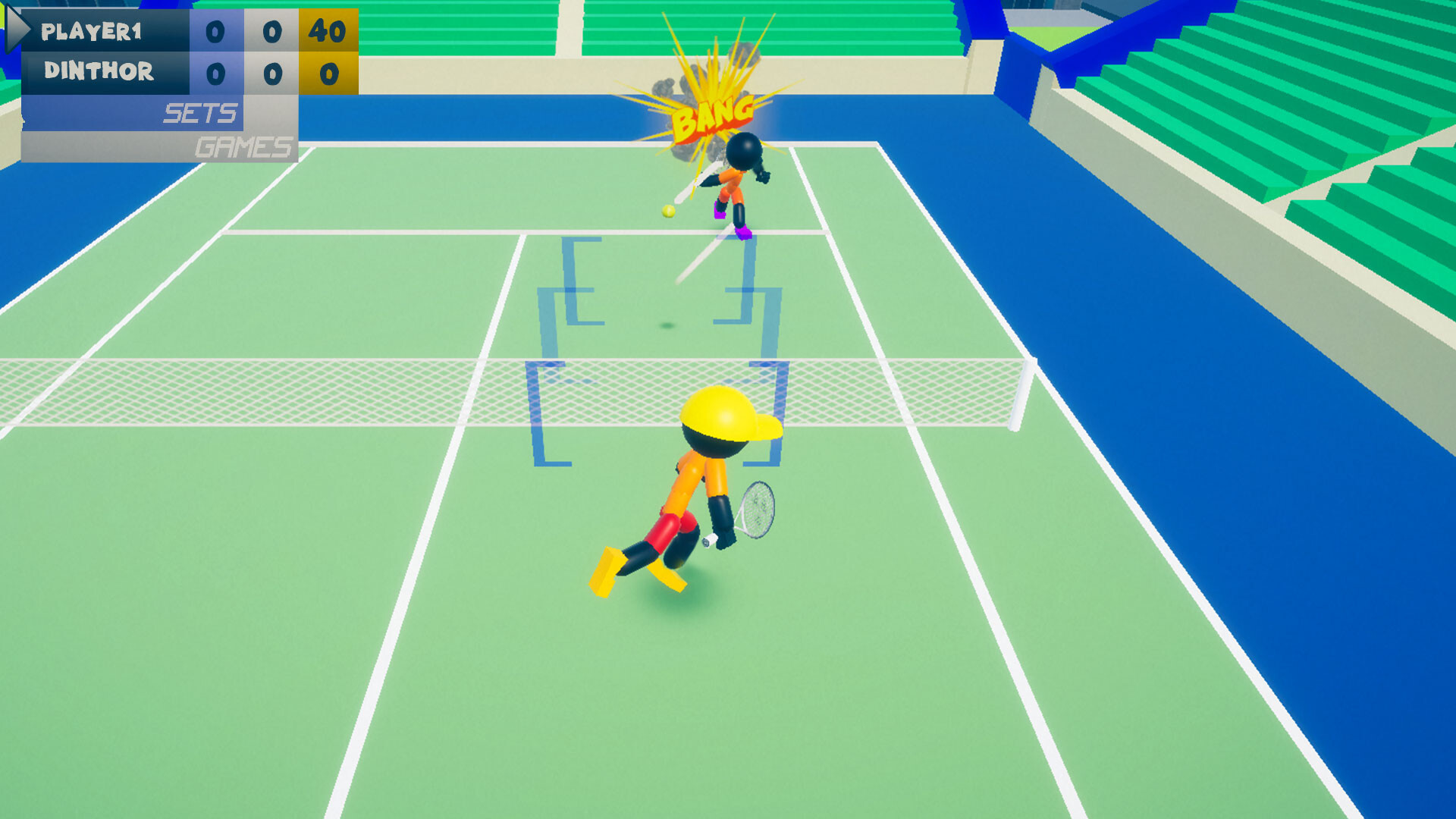 Stickman 3D Tennis DELUXE Featured Screenshot #1