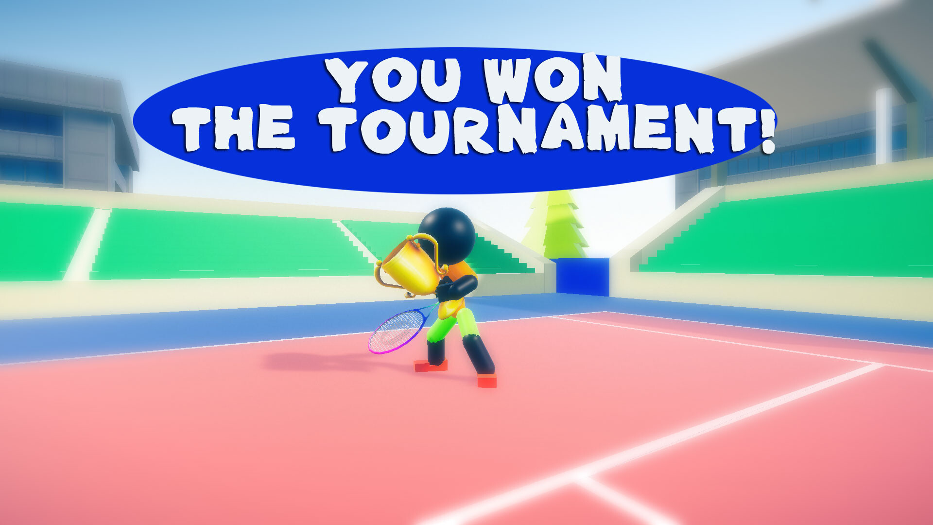 Stickman 3D Tennis DELUXE screenshot 8