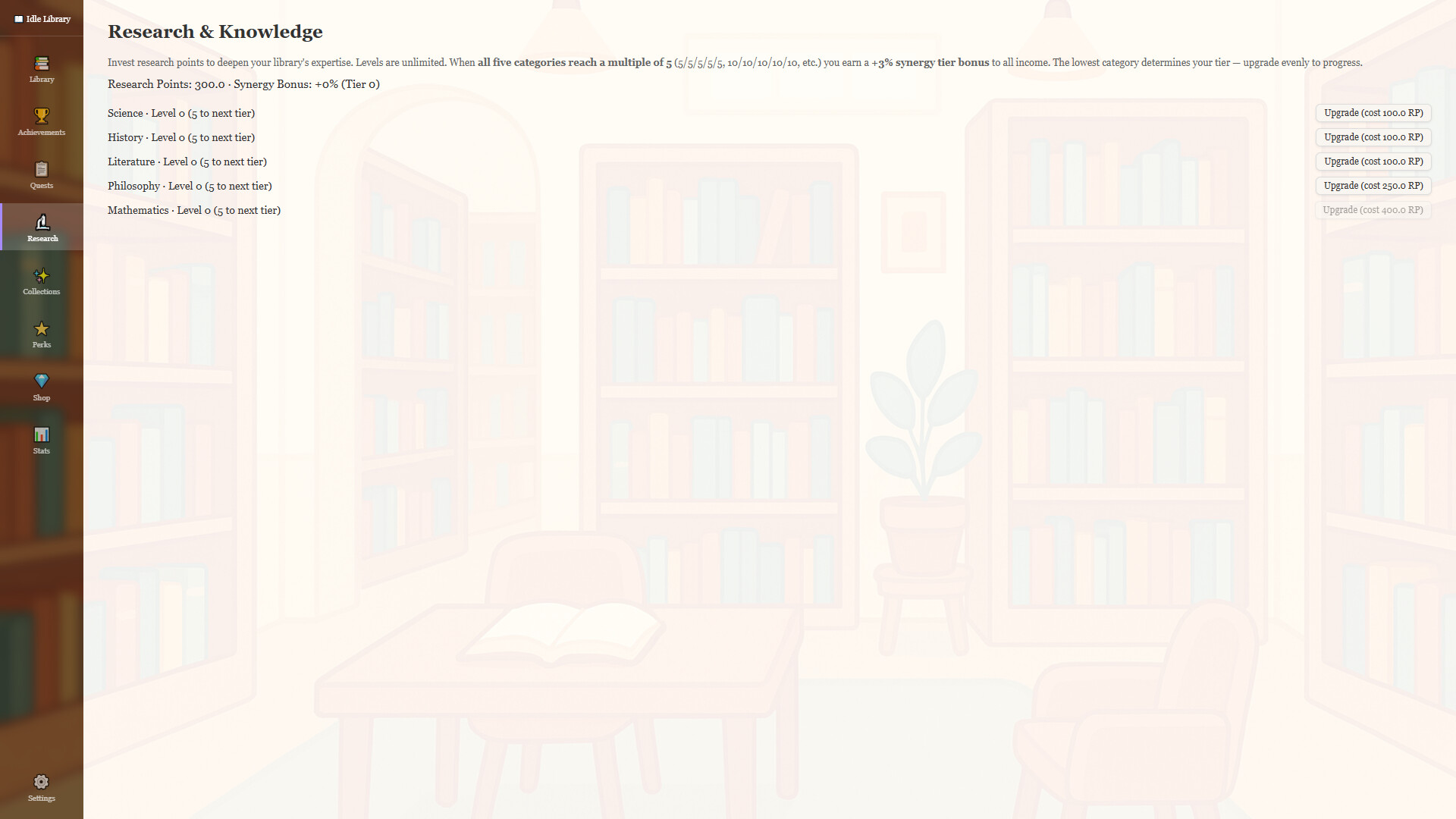 Idle Library screenshot #4