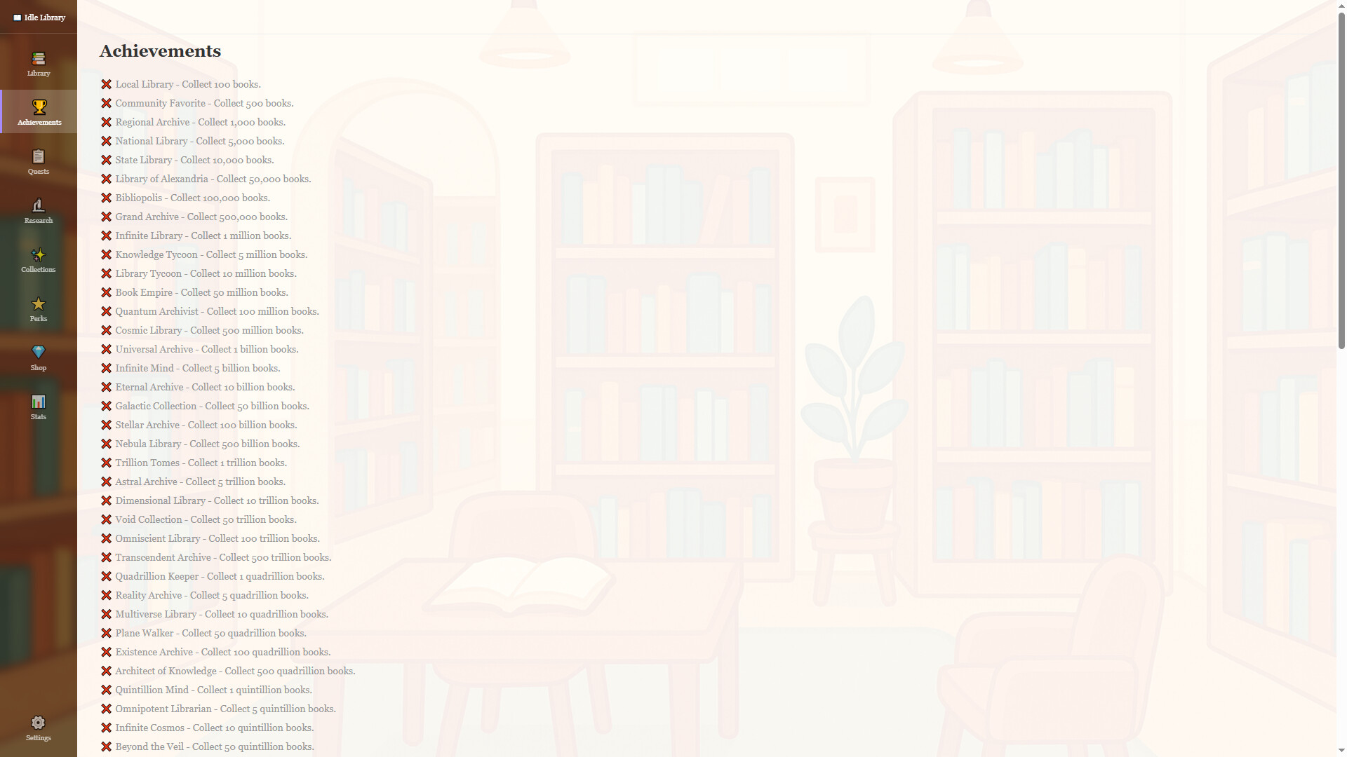 Idle Library screenshot #2