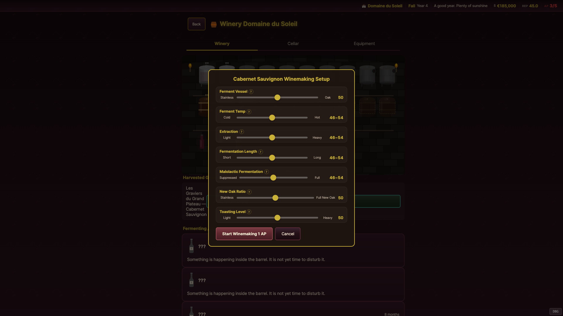Grand Cru: The Wine Maker screenshot #6
