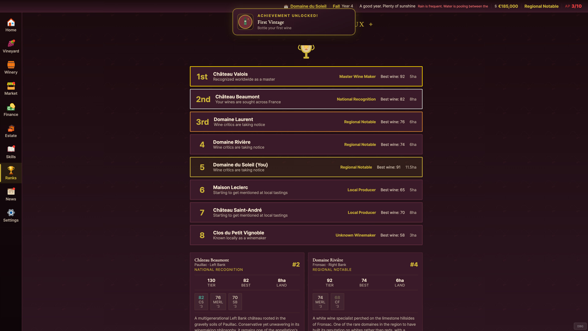 Grand Cru: The Wine Maker screenshot 4