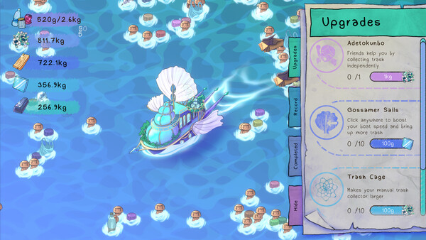 Ocean Cleaner Idle