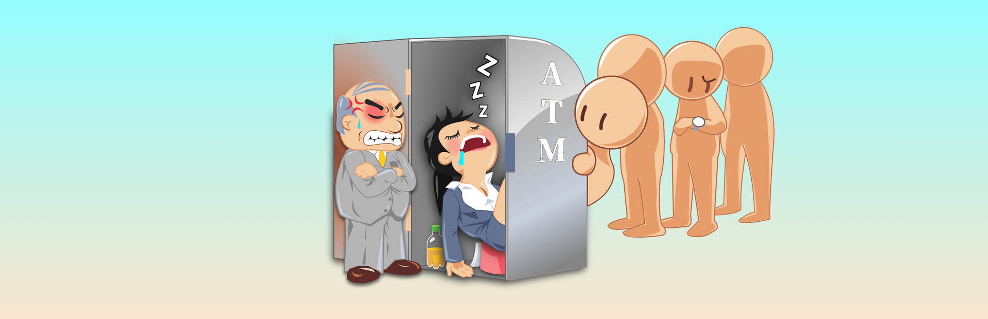 Behind The ATM