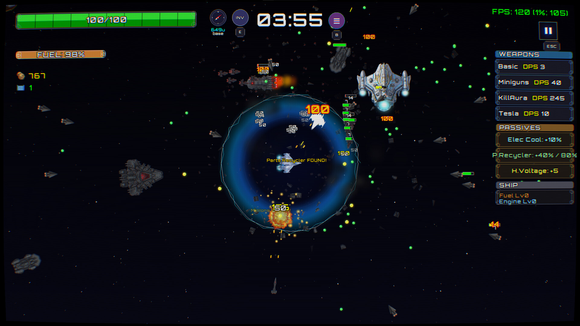 SPACEFIGHTER - The Bullet Hell screenshot 6