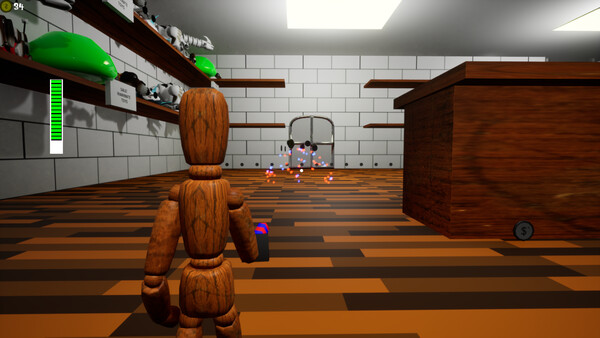 Screenshot of Rocket Man X gameplay showing in-action mechanics