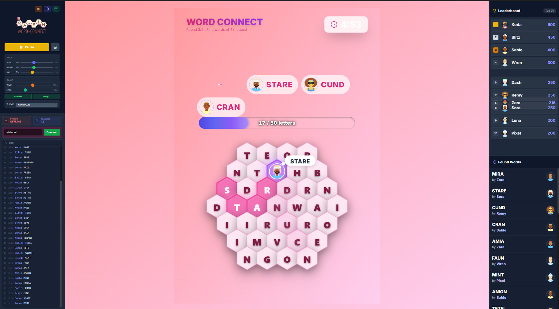 Raisin Word-Connect screenshot #5