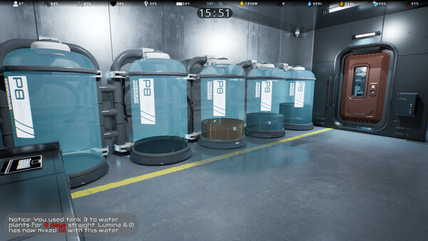 Screenshot of Bunker 1024 gameplay showing in-action mechanics