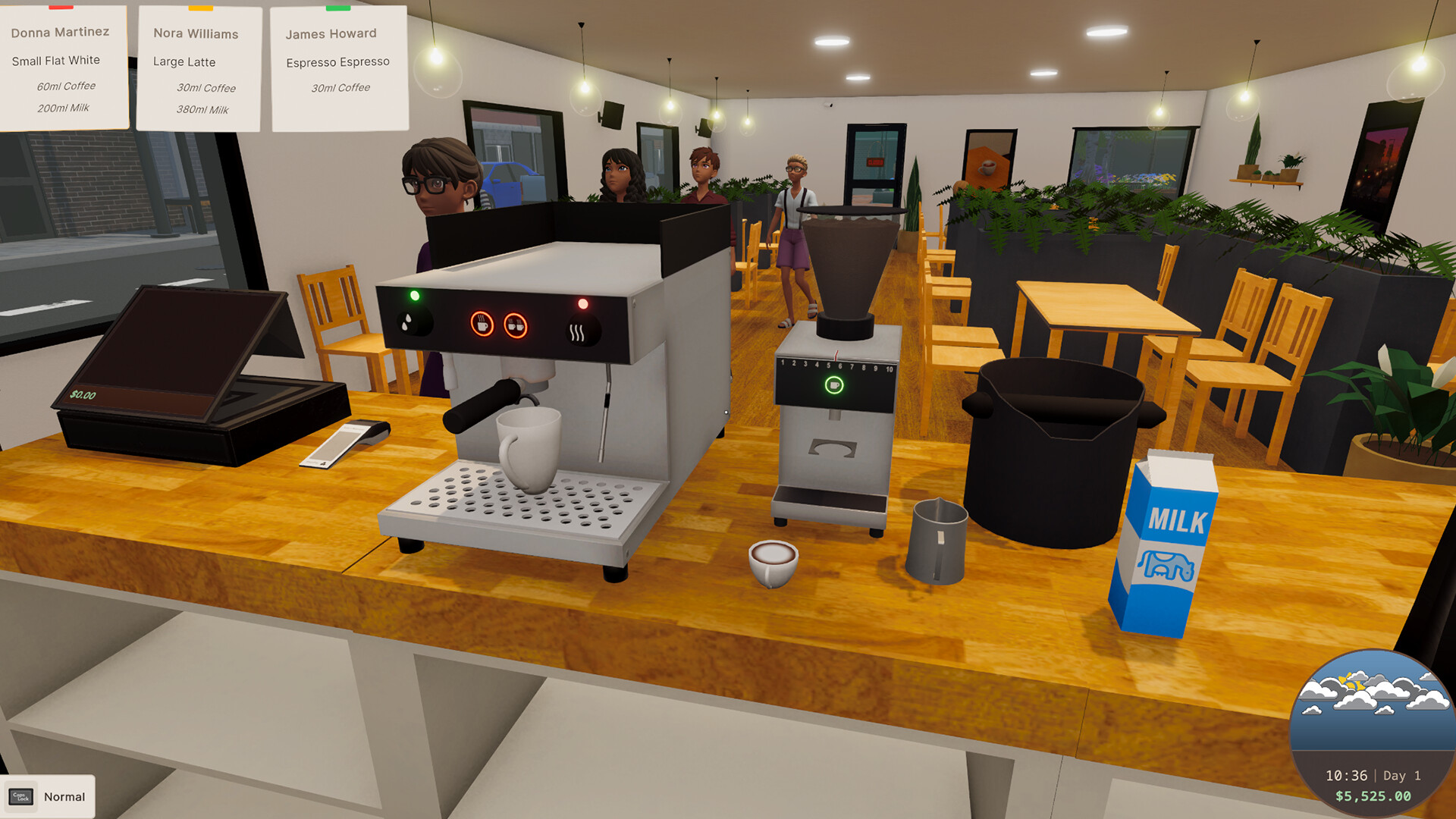 Cup and Counter: Coffee Shop Simulator screenshot #1