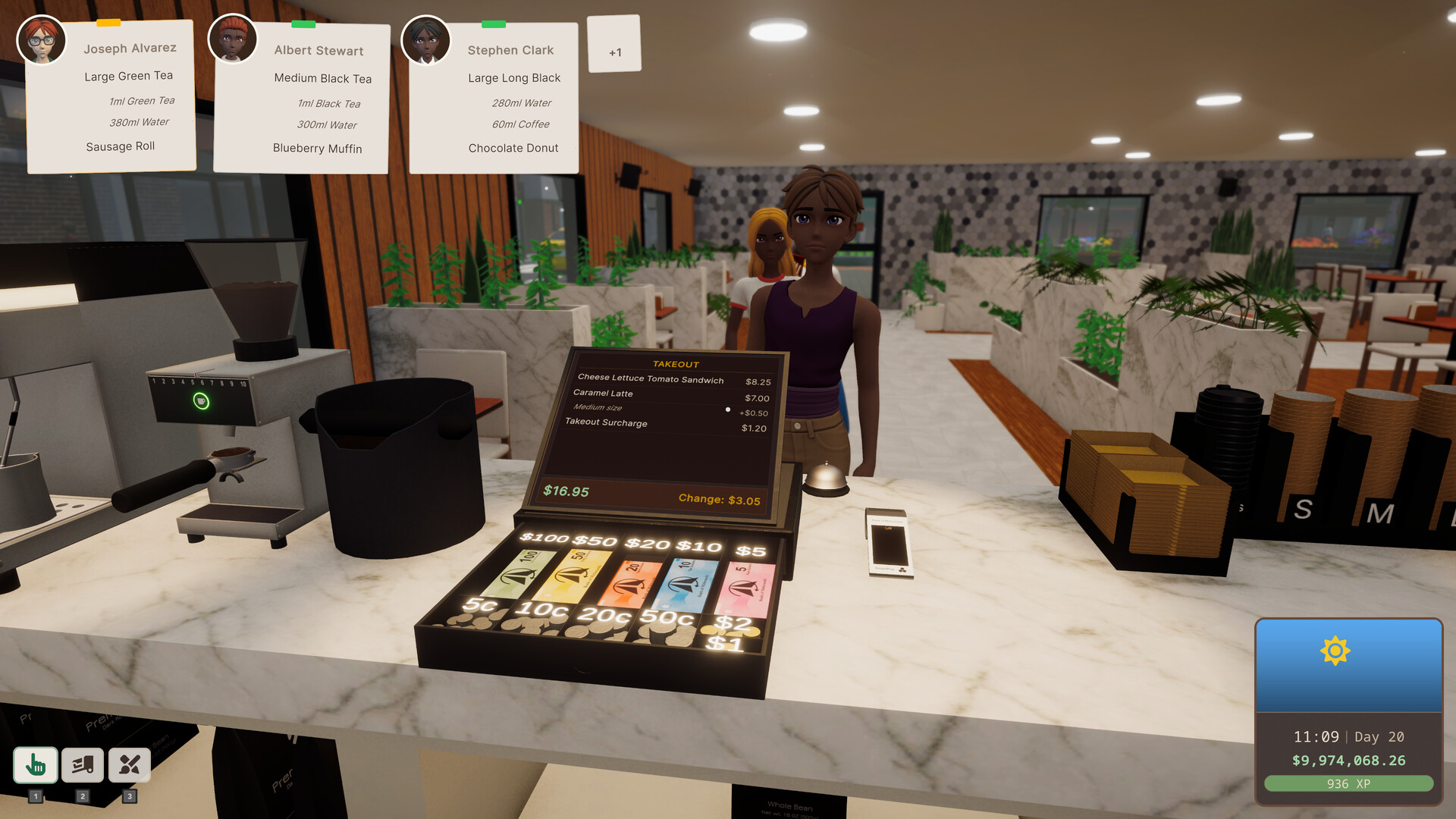 Скриншот Cup and Counter: Coffee Shop Simulator — кадр 6