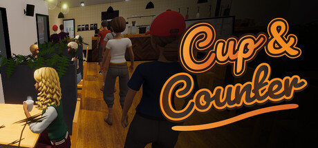 Cup and Counter: Coffee Shop Simulator header art