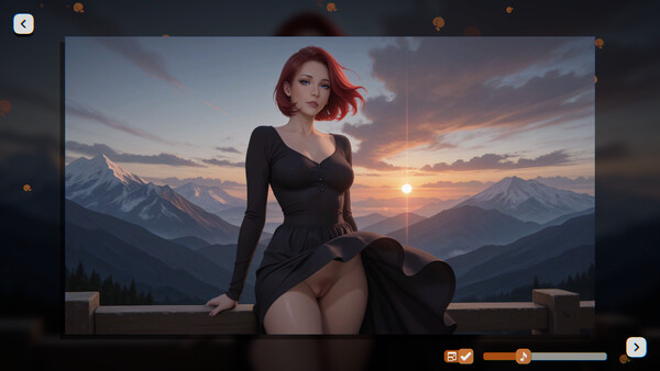 Screenshot of Hentai Waifu gameplay showing in-action mechanics