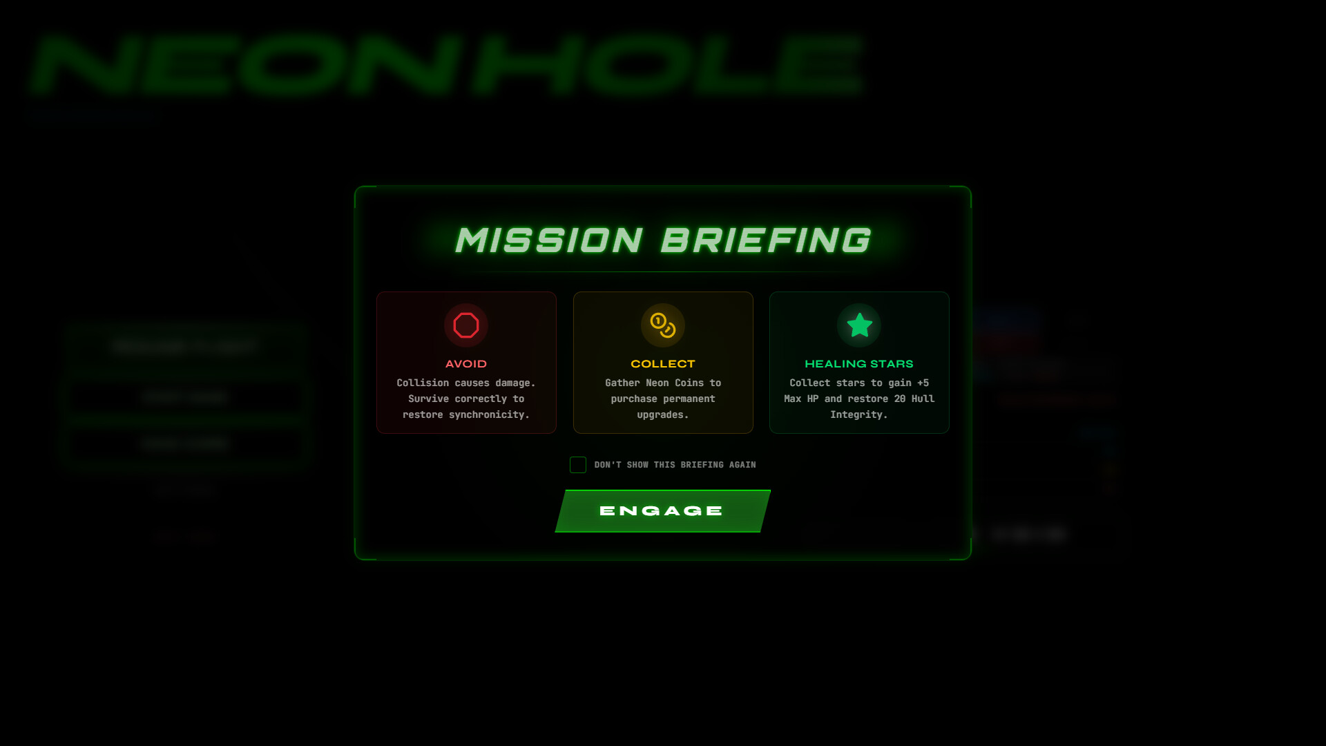 Neon Hole screenshot #1