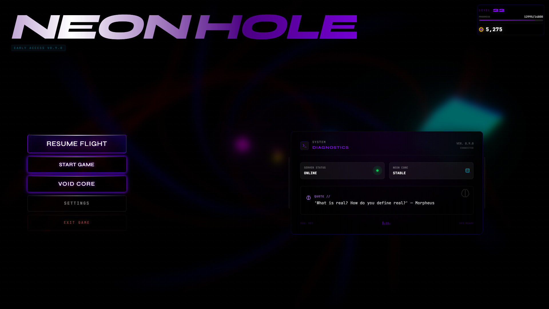 Neon Hole screenshot #6