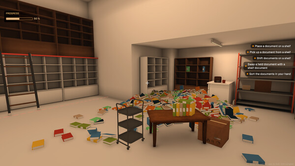 Скриншот 2 из игры ARCHIVIST: Tidy Up & Sort