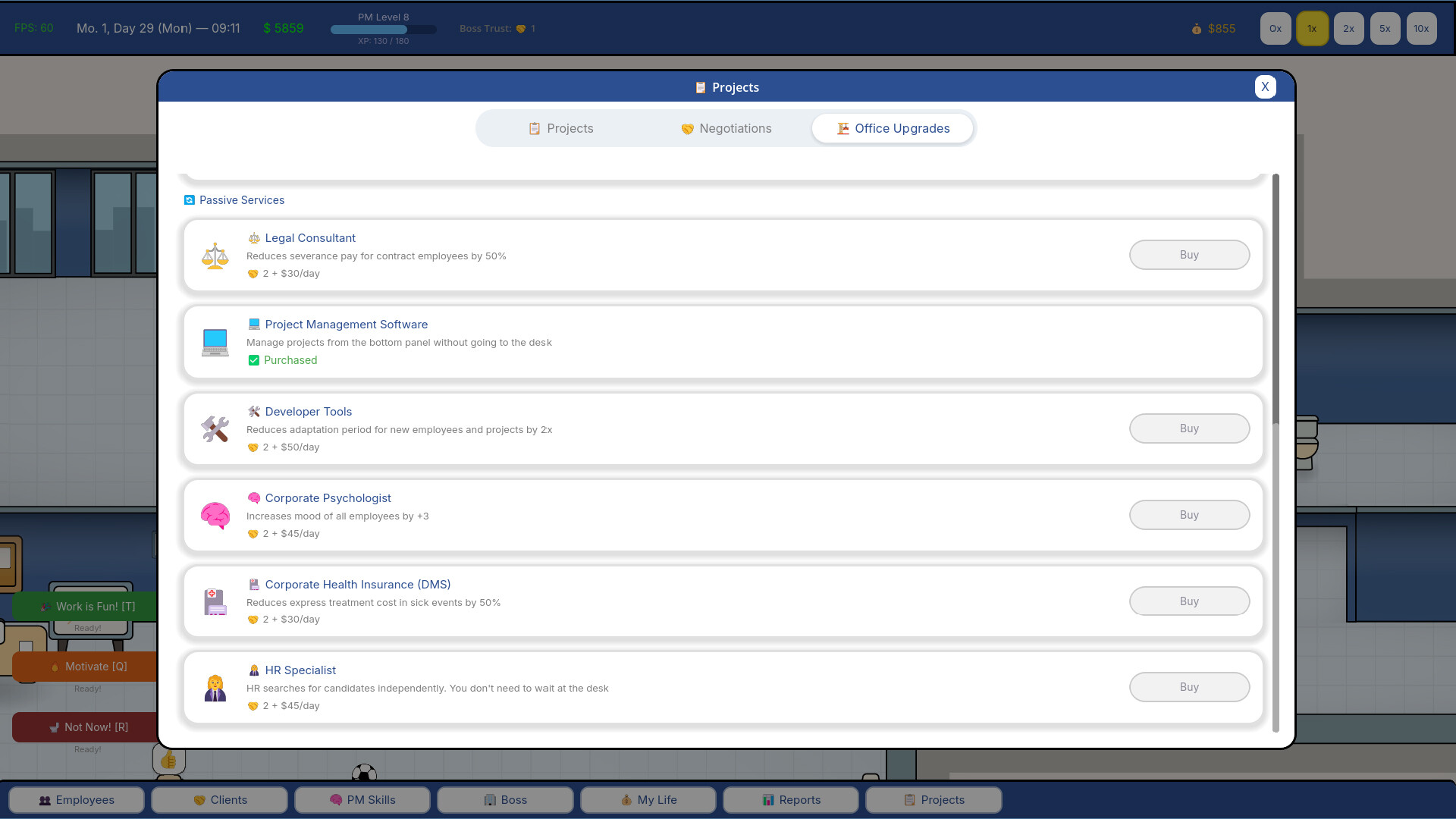 Project manager SIM screenshot #9