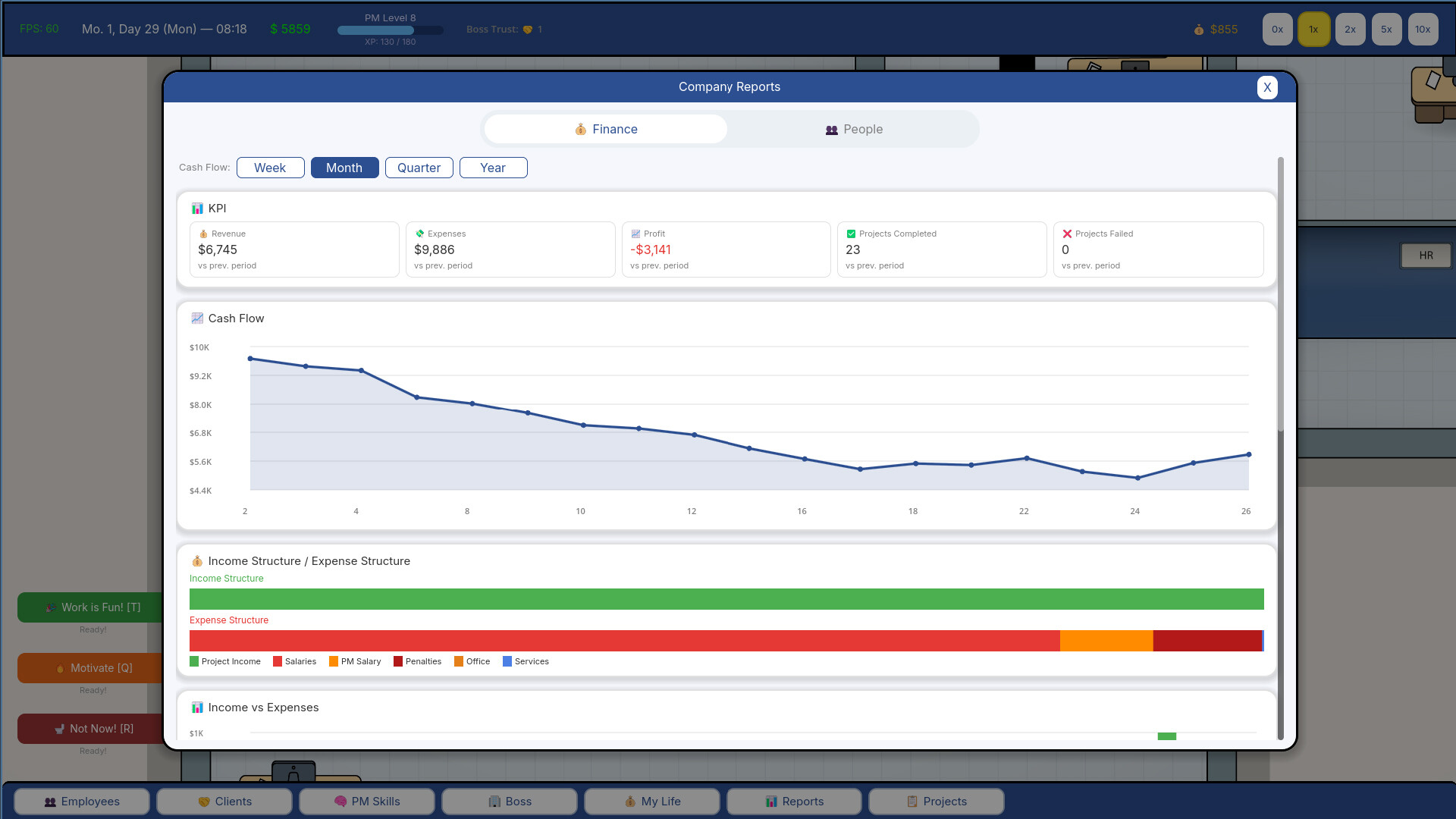 Project manager SIM screenshot 9