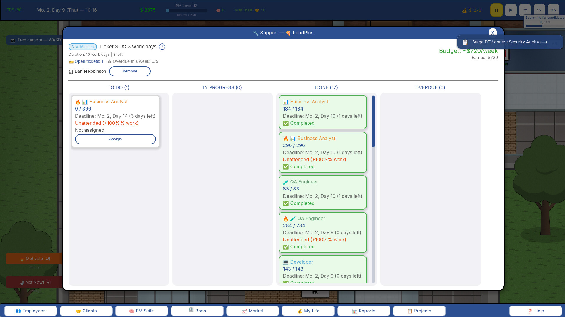 Project manager SIM screenshot 5