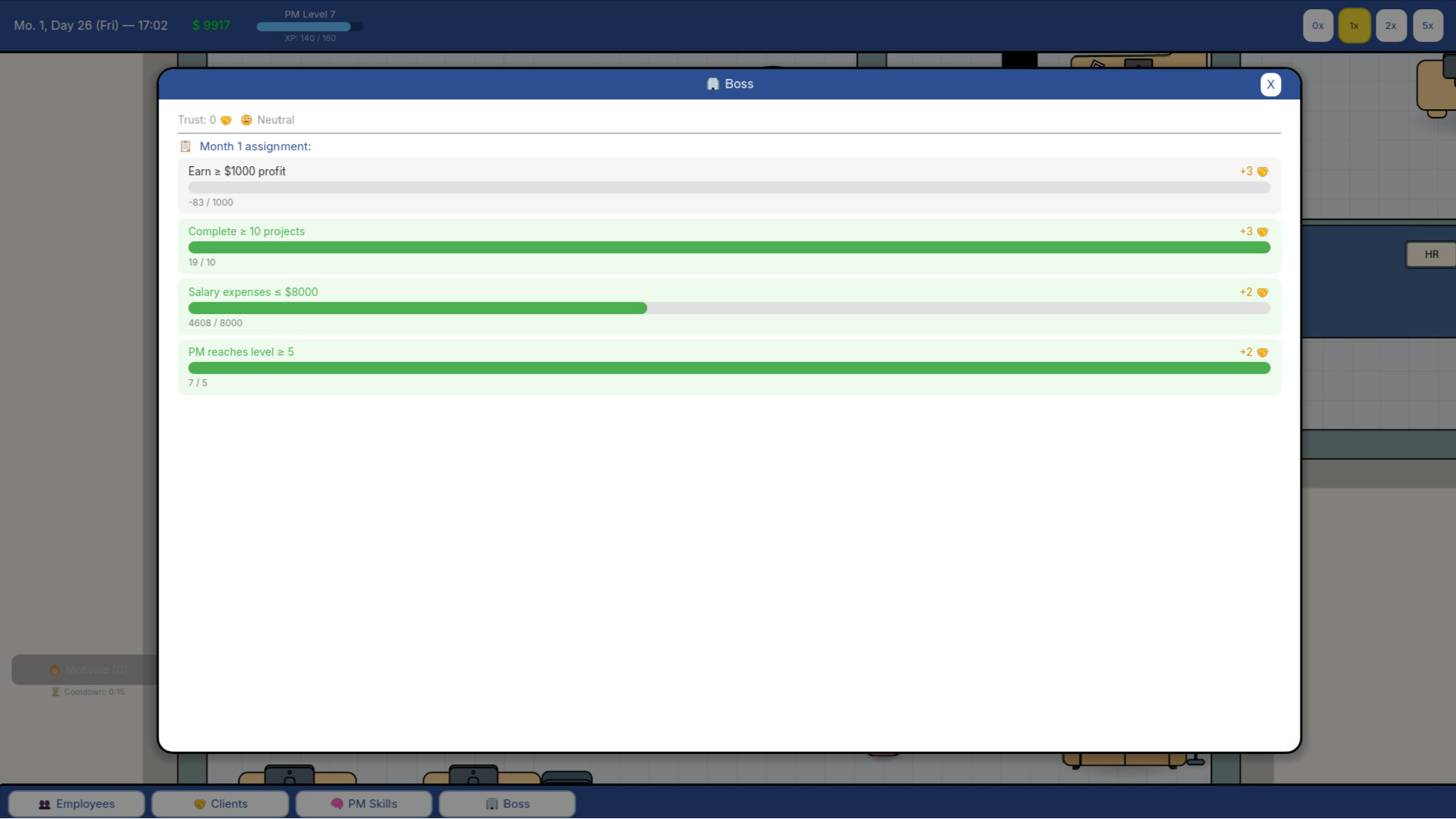 Project manager SIM screenshot #8