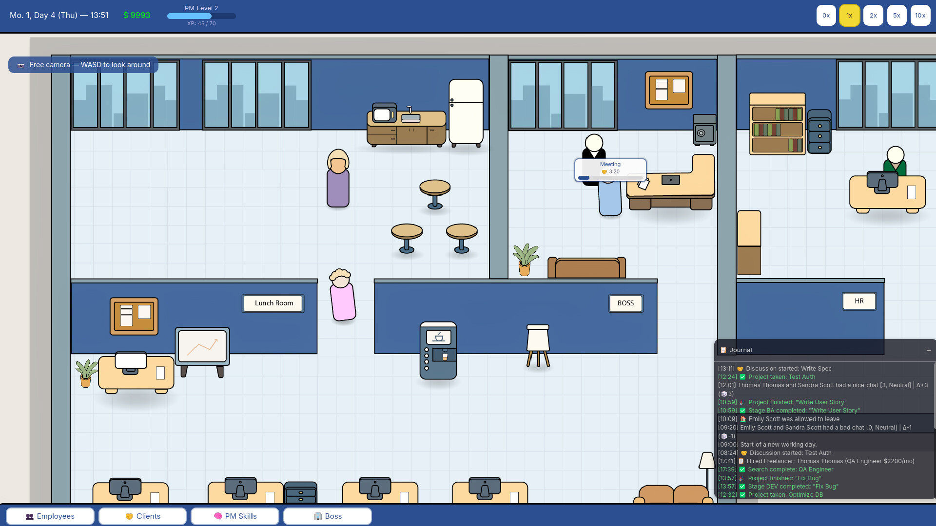 Project manager SIM screenshot #1
