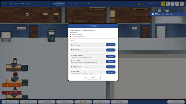 Скриншот 6 из игры Project manager SIM
