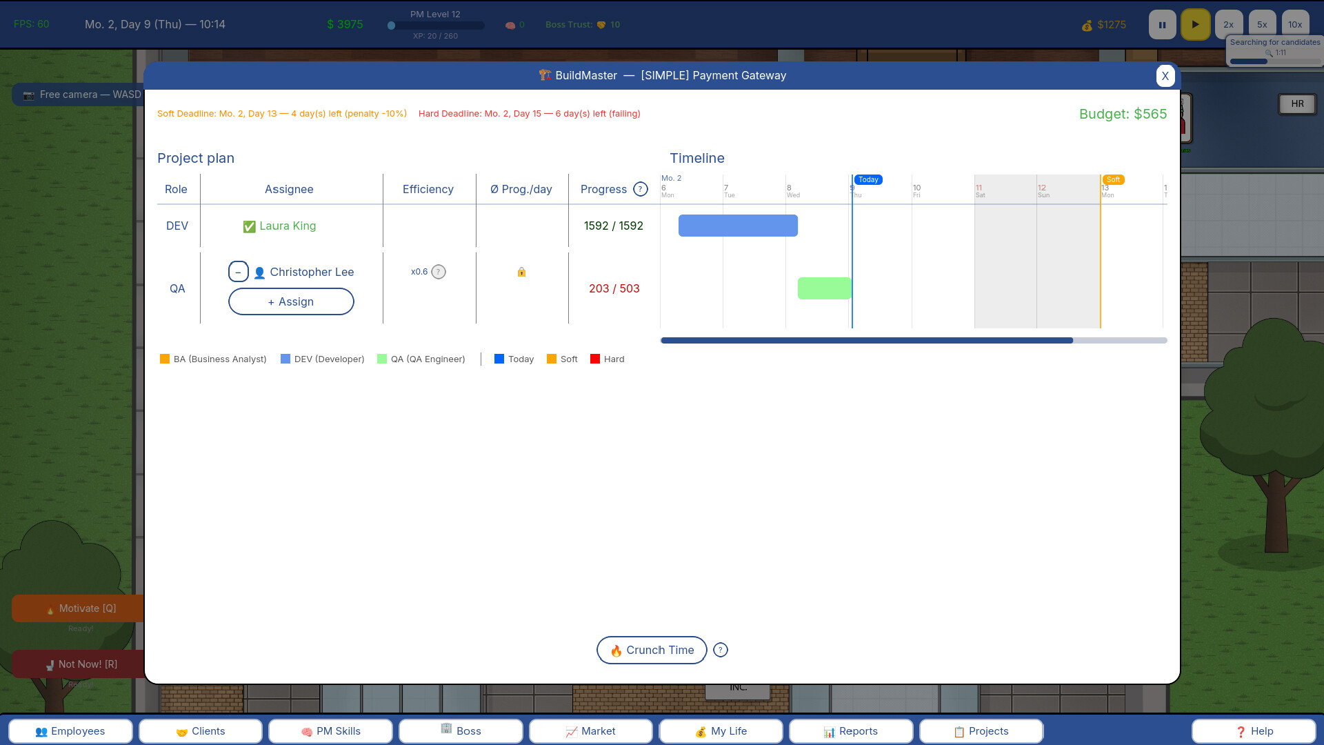 Project manager SIM screenshot 4