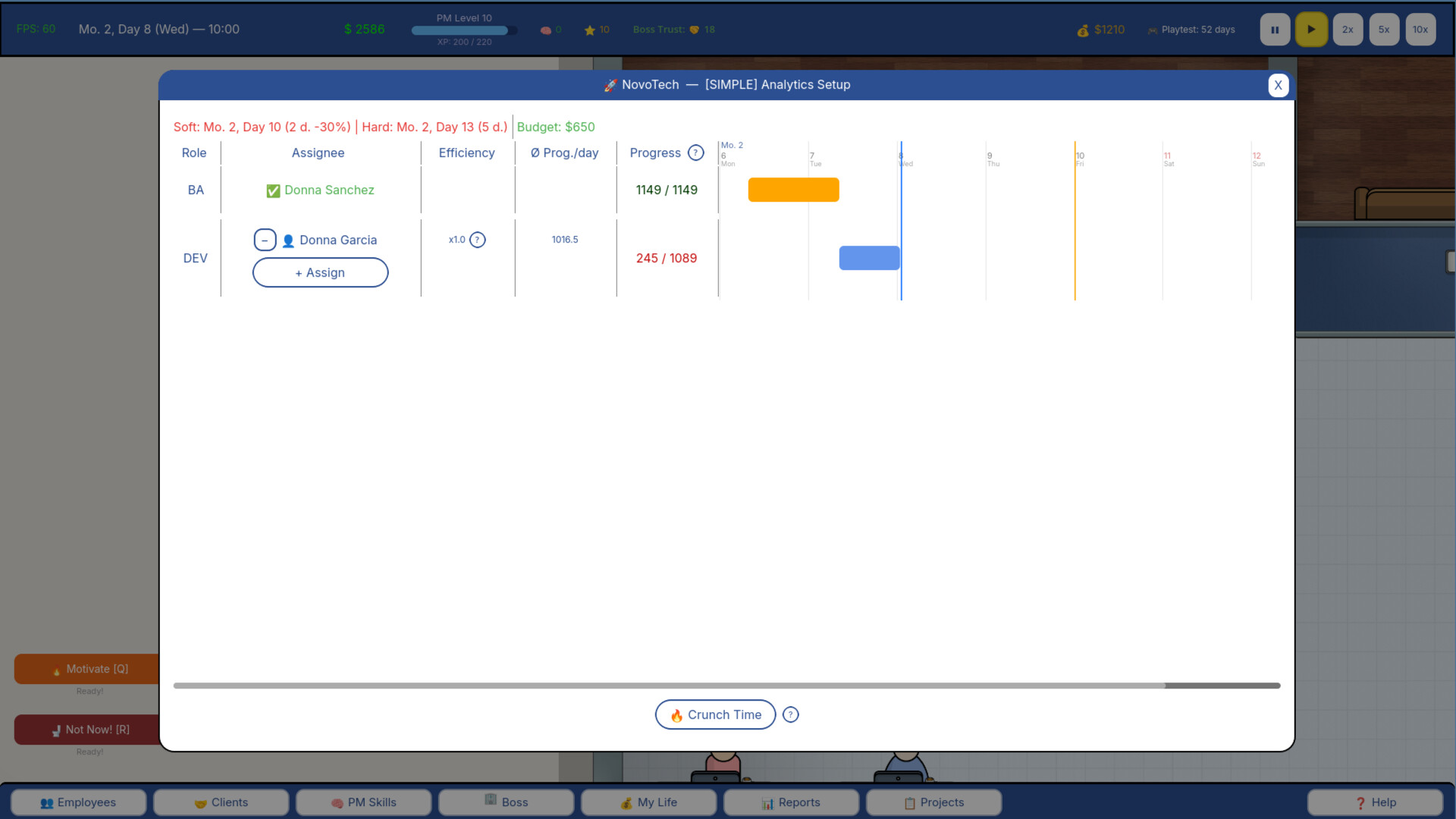 Project manager SIM screenshot #6