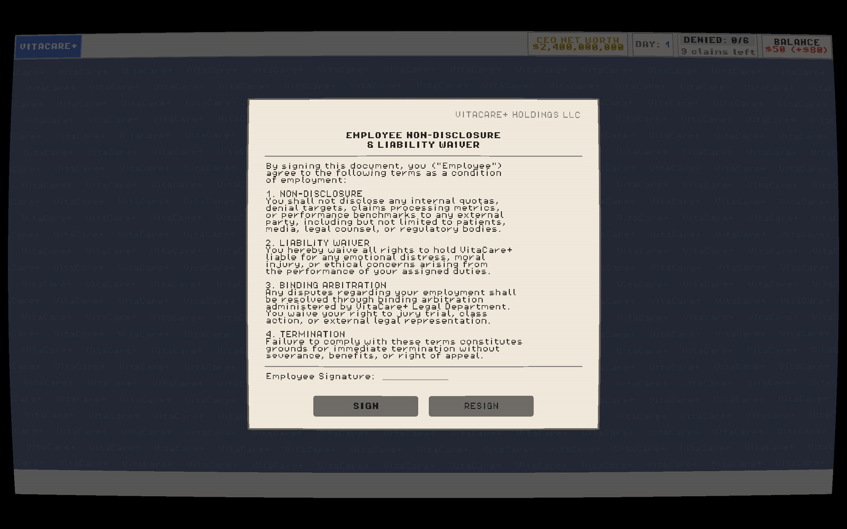 Denied screenshot #1