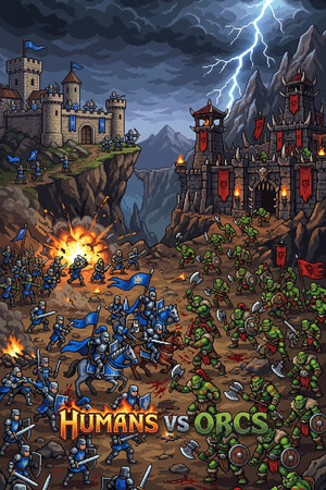 Humans Vs Orcs cover art