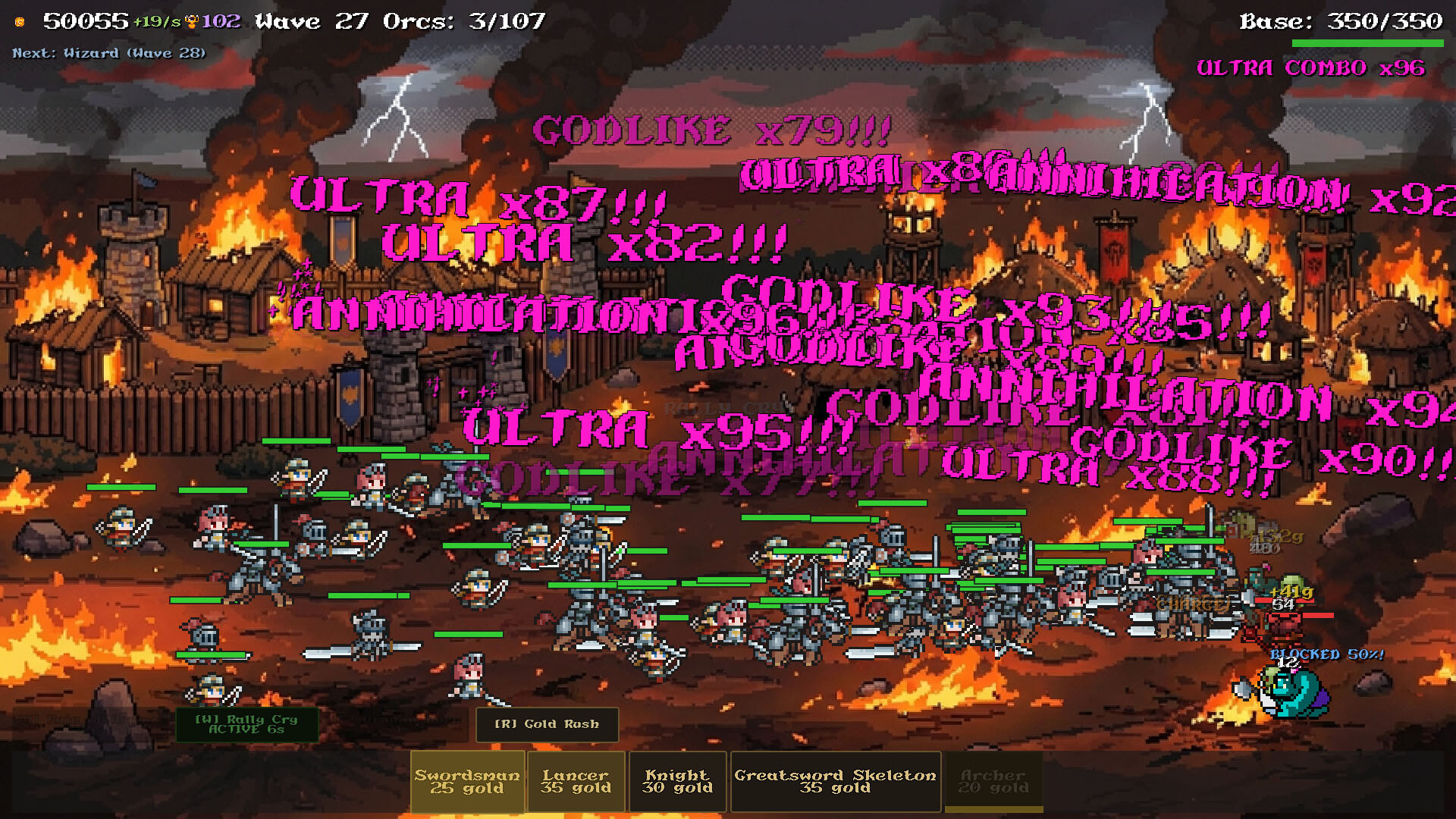 Humans Vs Orcs - escenarios pixel art