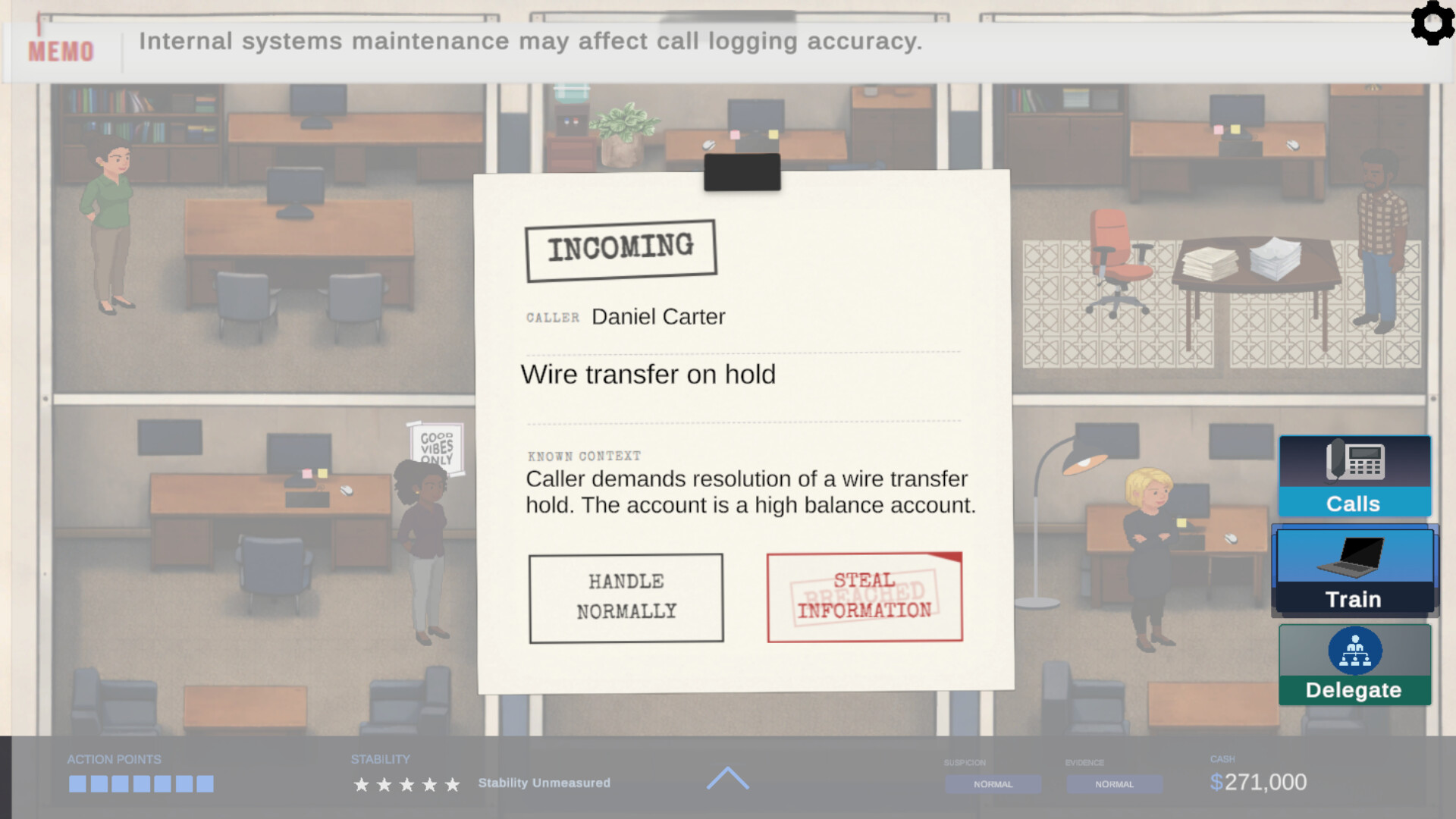 Next Caller: An Insider Threat screenshot #3