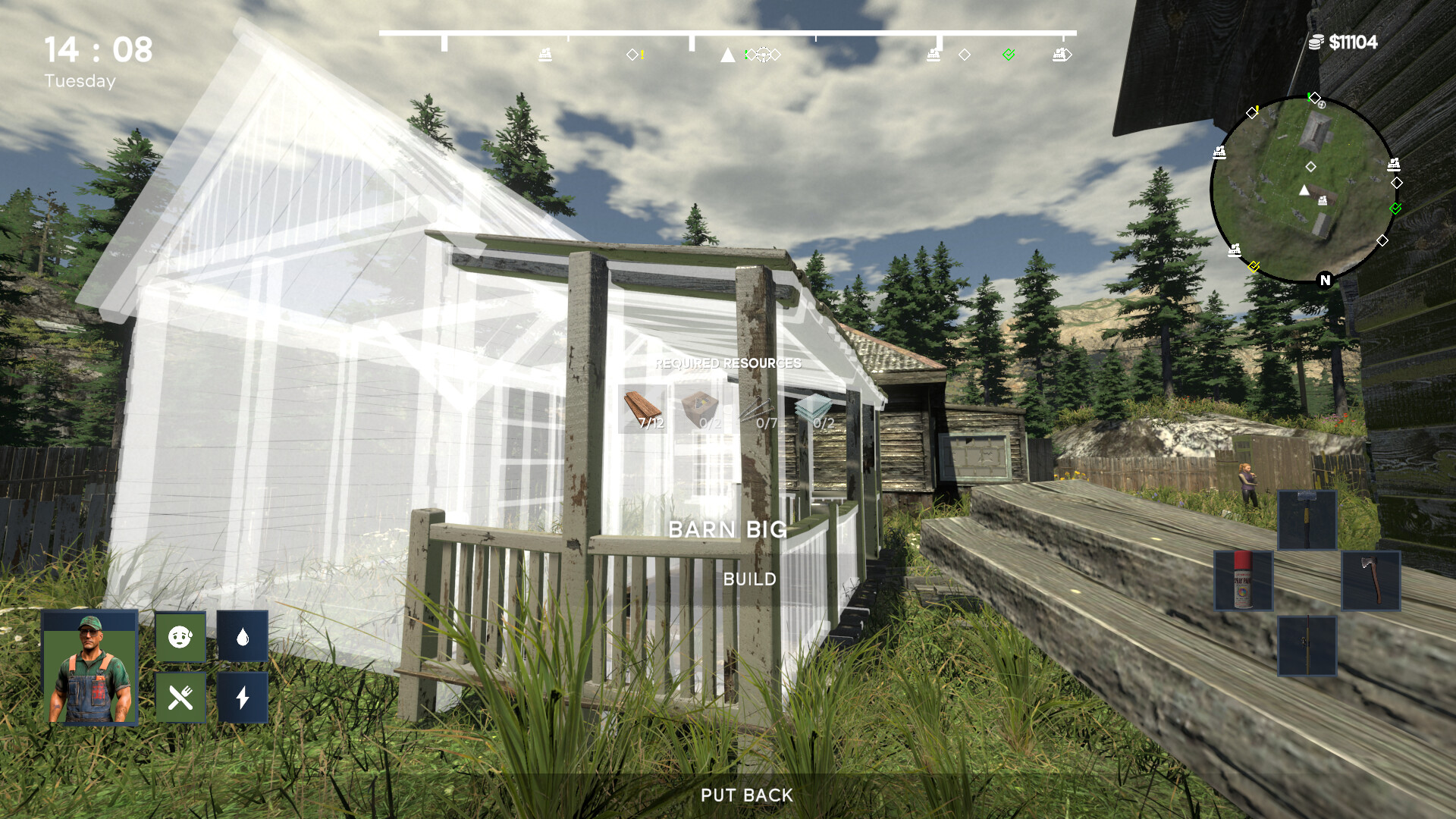 Scandinavian Cottage Survival Simulator screenshot #6