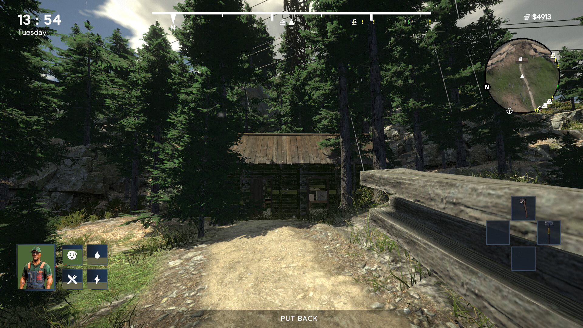 Scandinavian Cottage Survival Simulator screenshot 2