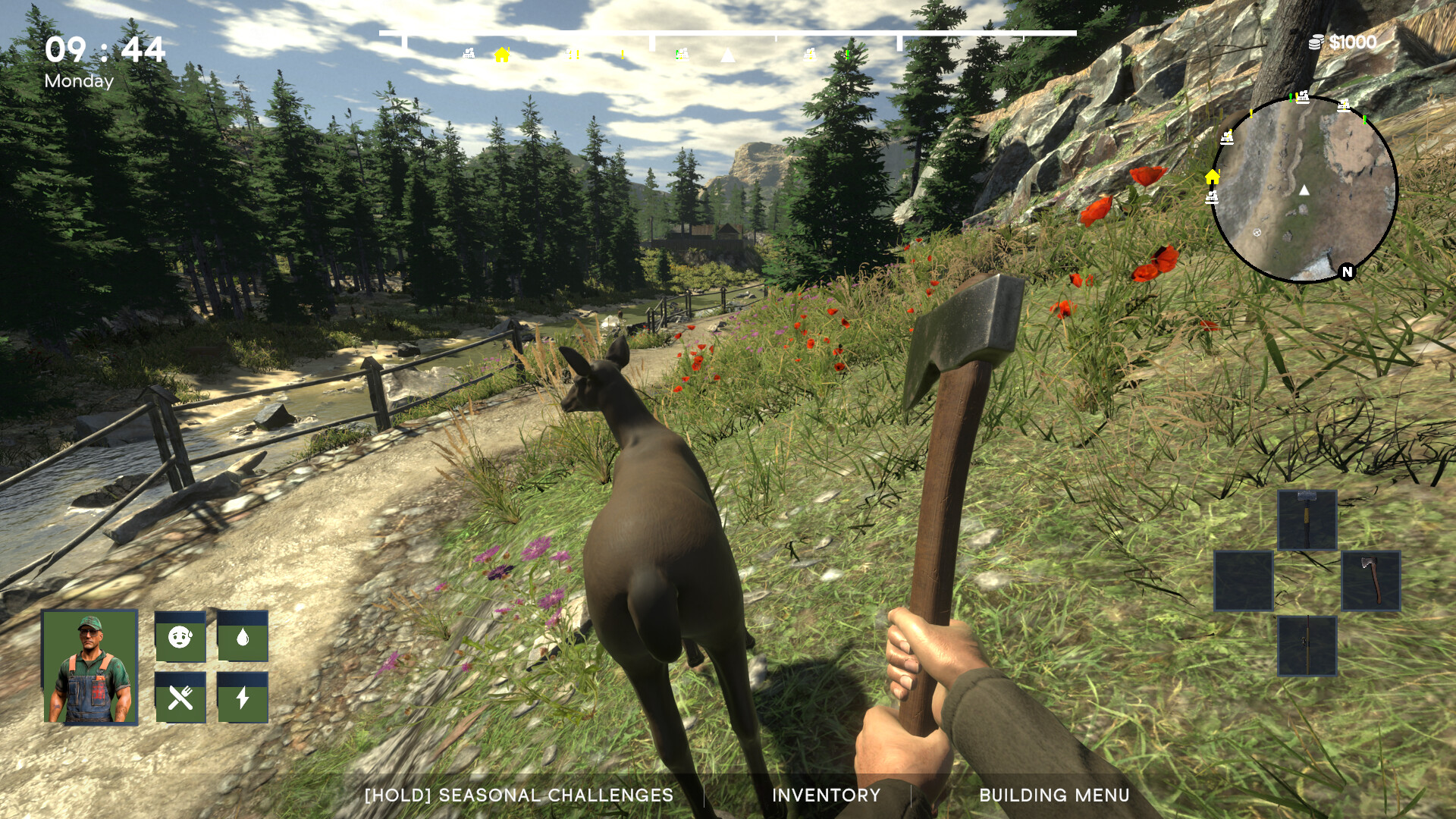 Scandinavian Cottage Survival Simulator screenshot #9