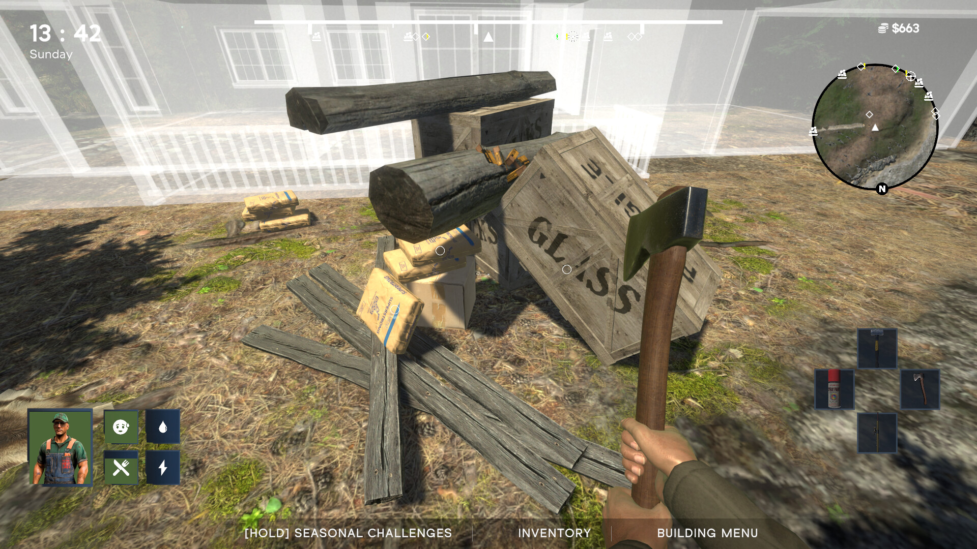 Scandinavian Cottage Survival Simulator screenshot #10