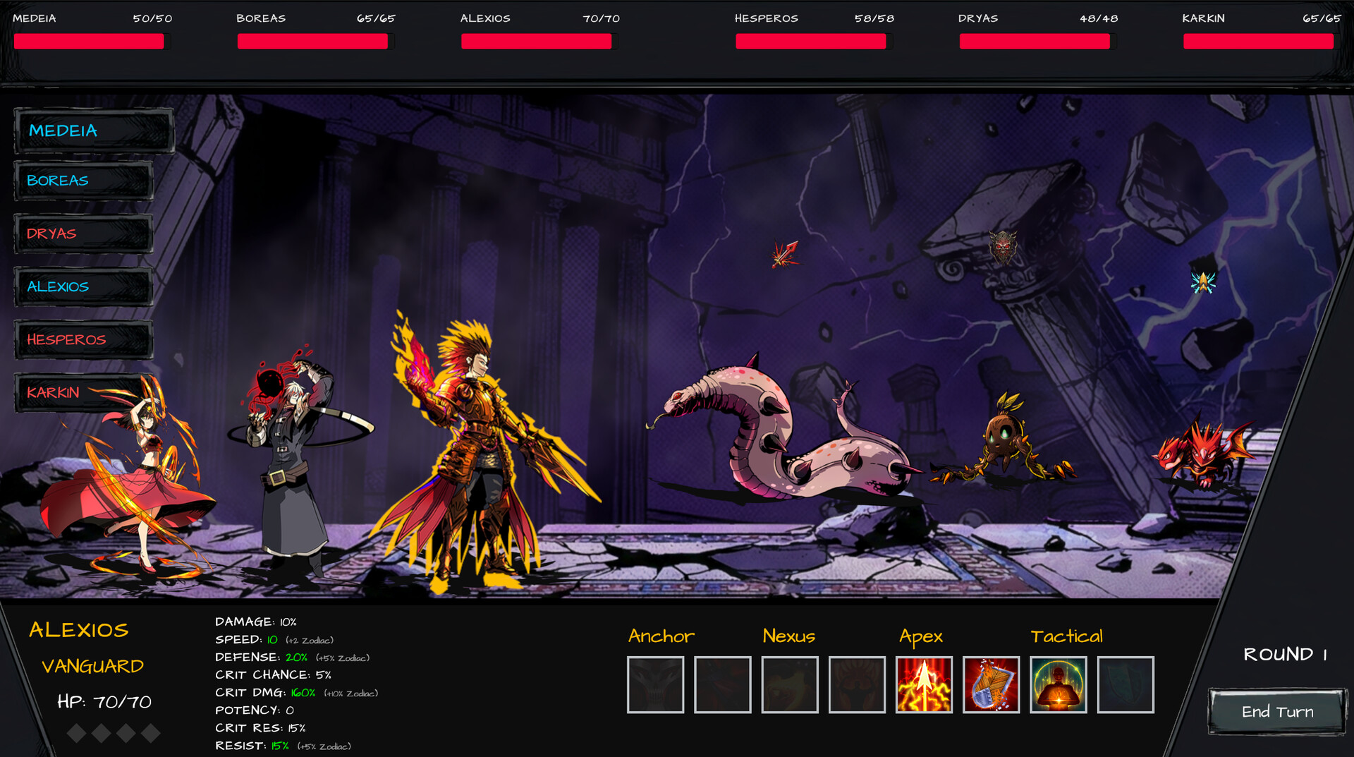 Aeonfall — gameplay screenshot 1