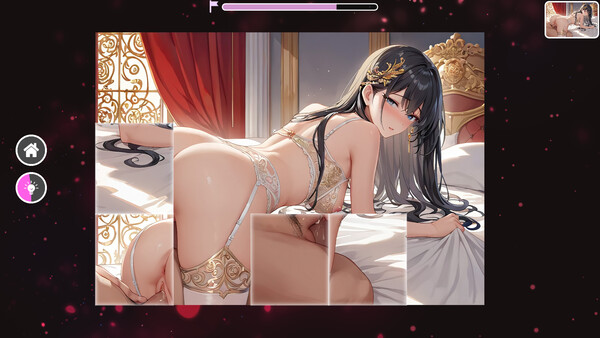 Screenshot of Hentai Dynasty gameplay showing in-action mechanics