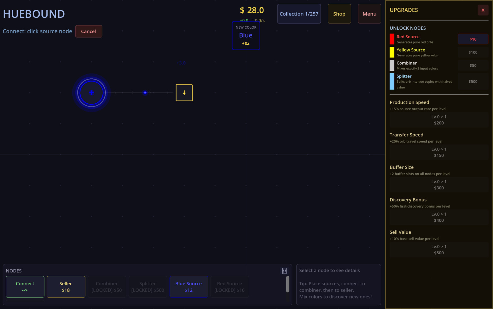 Huebound screenshot #1