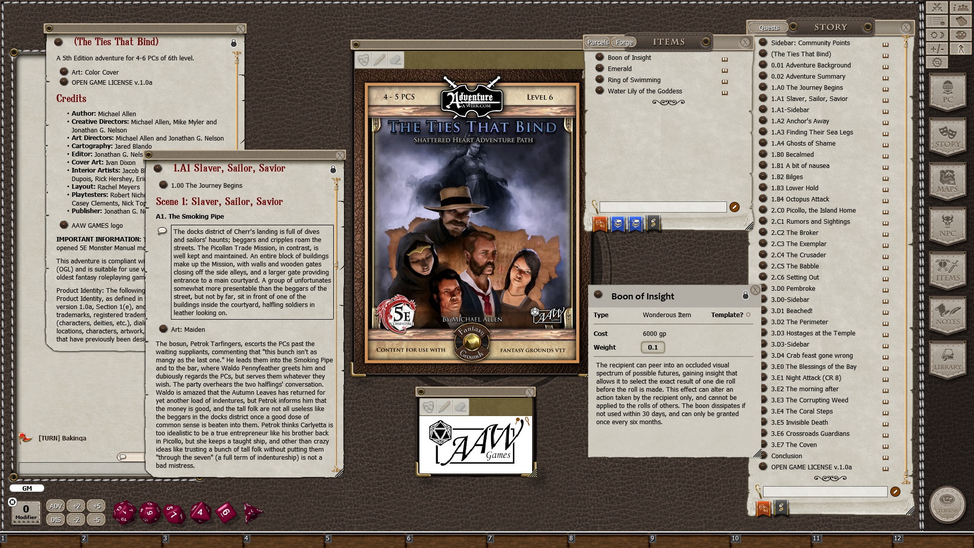 Fantasy Grounds - 5E: Shattered Heart Adventure Path (5E): The Ties that Bind screenshot 4