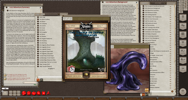 Fantasy Grounds - 5E: Shattered Heart Adventure Path (5E): The Temple of Jewels and Mirrors