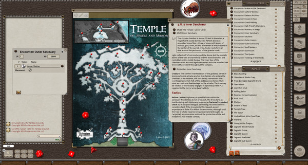 Fantasy Grounds - 5E: Shattered Heart Adventure Path (5E): The Temple of Jewels and Mirrors
