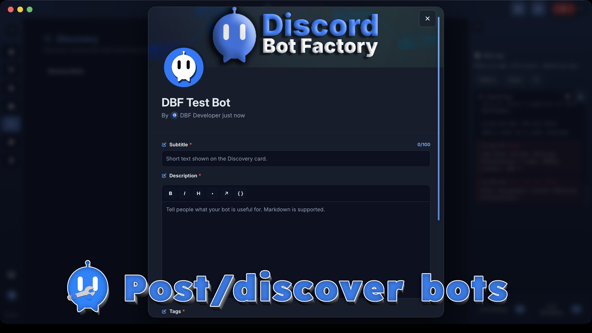 Discord Bot Factory screenshot 7