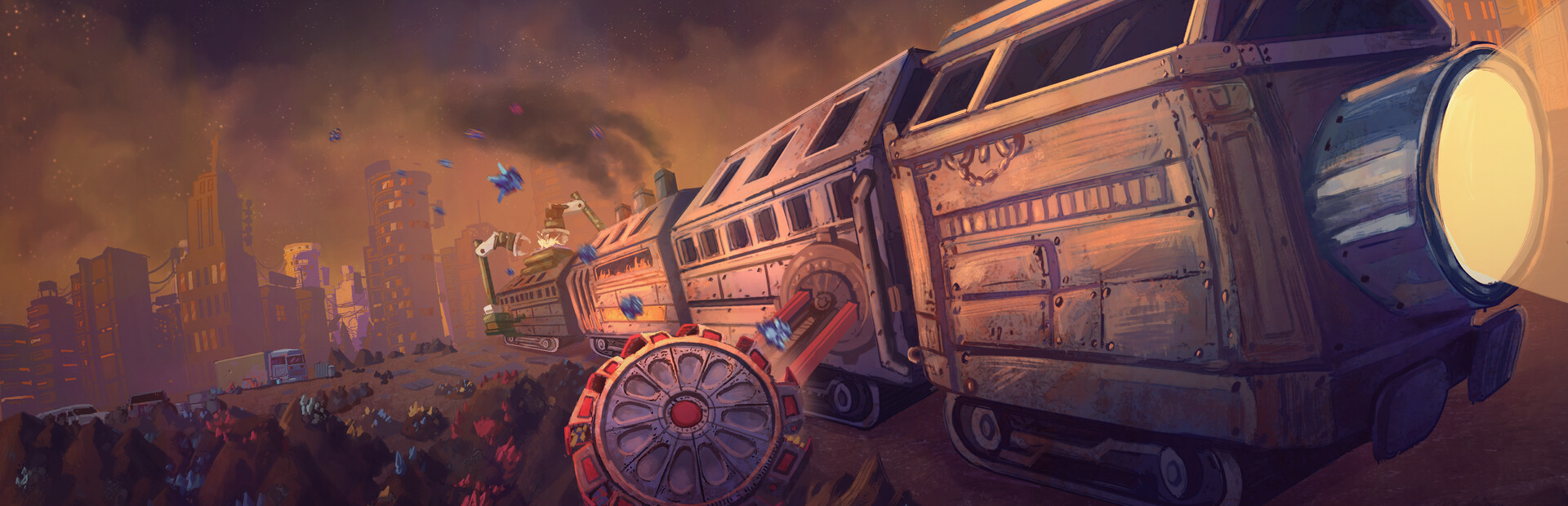 Factory on a Train
